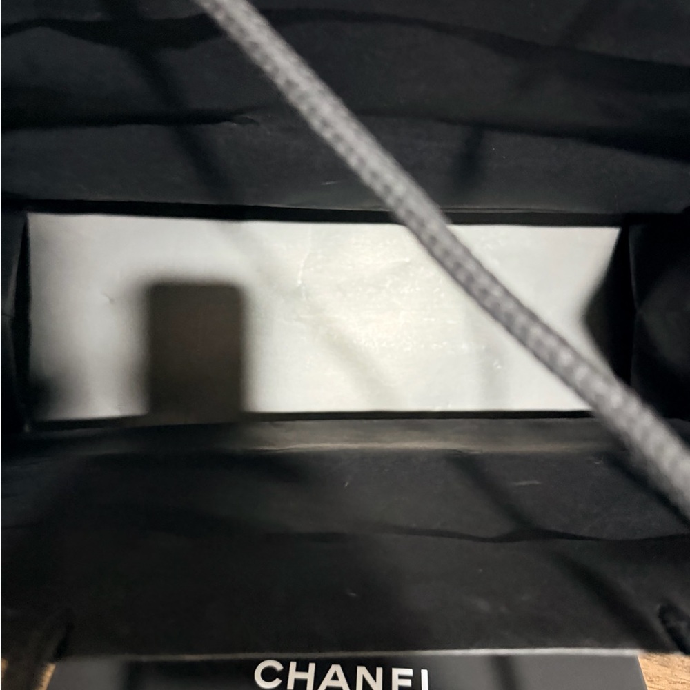 Chanel Black Shopping Bag and box - Picture 6 of 8